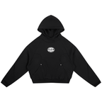 Curved Panel Raglan Hoodie