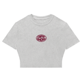 Women's Slim Ribbed Crop T-Shirt