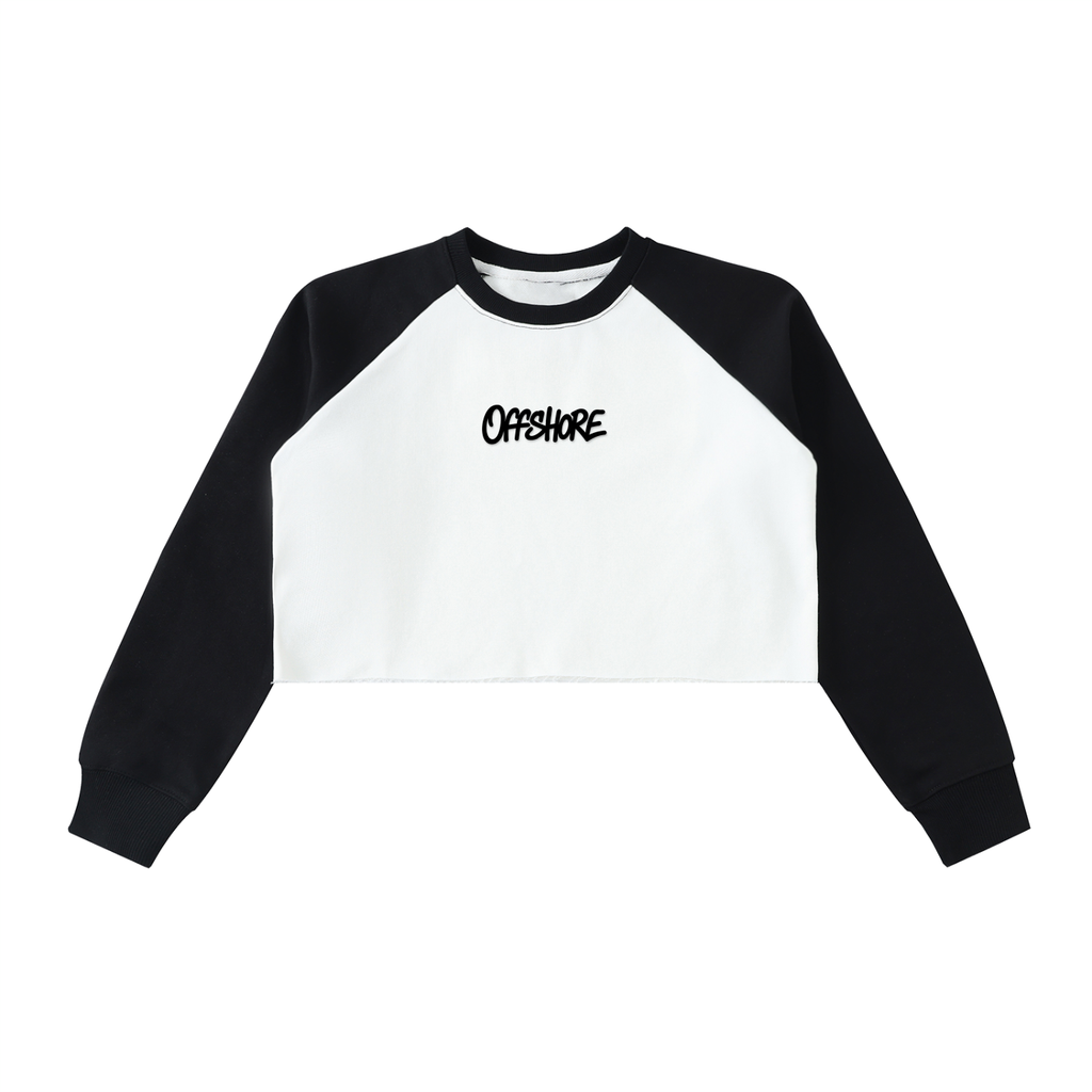 Offshore Rules Crop Sweatshirt