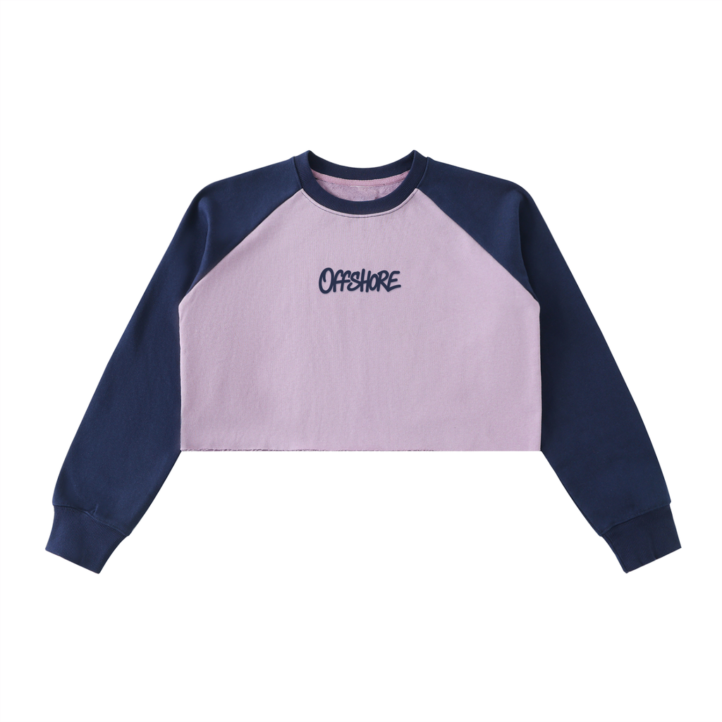 Offshore Rules Crop Sweatshirt