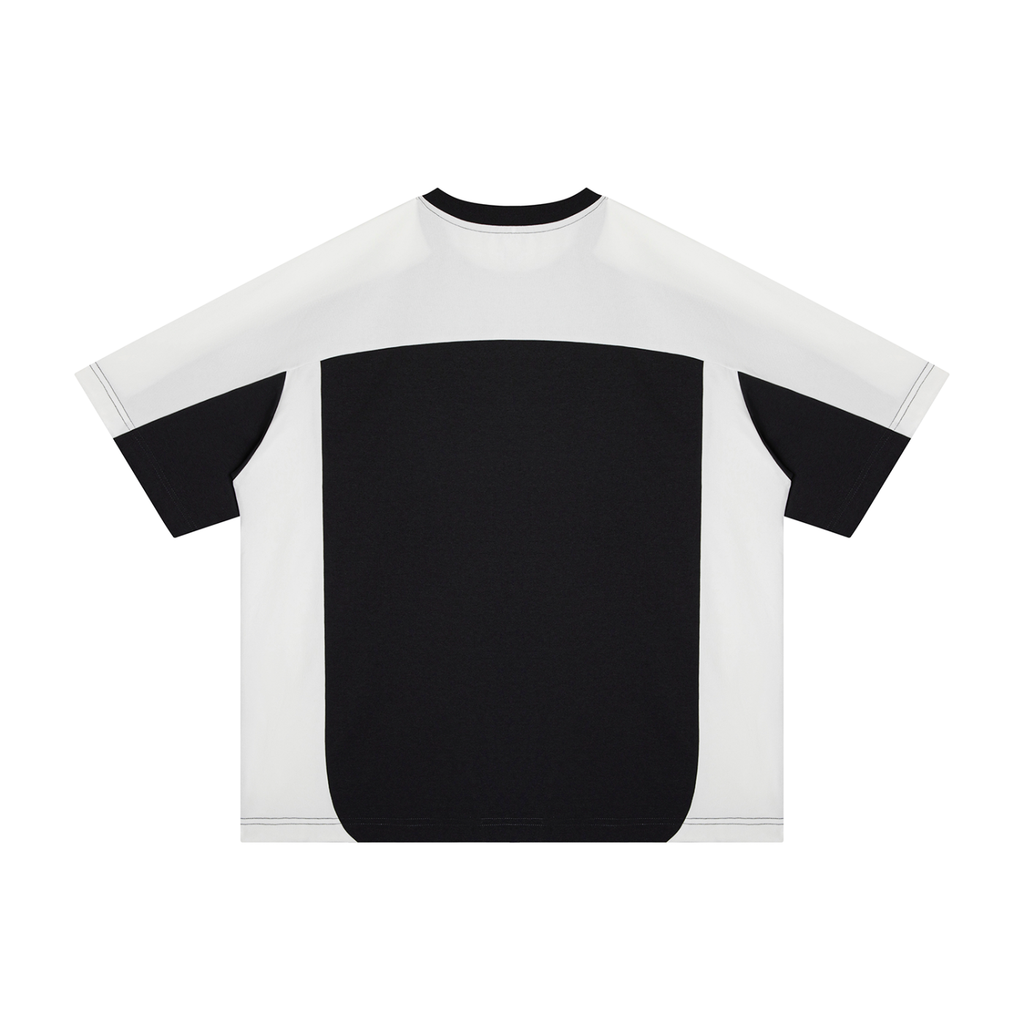 Unisex Color Block Loose T-Shirt