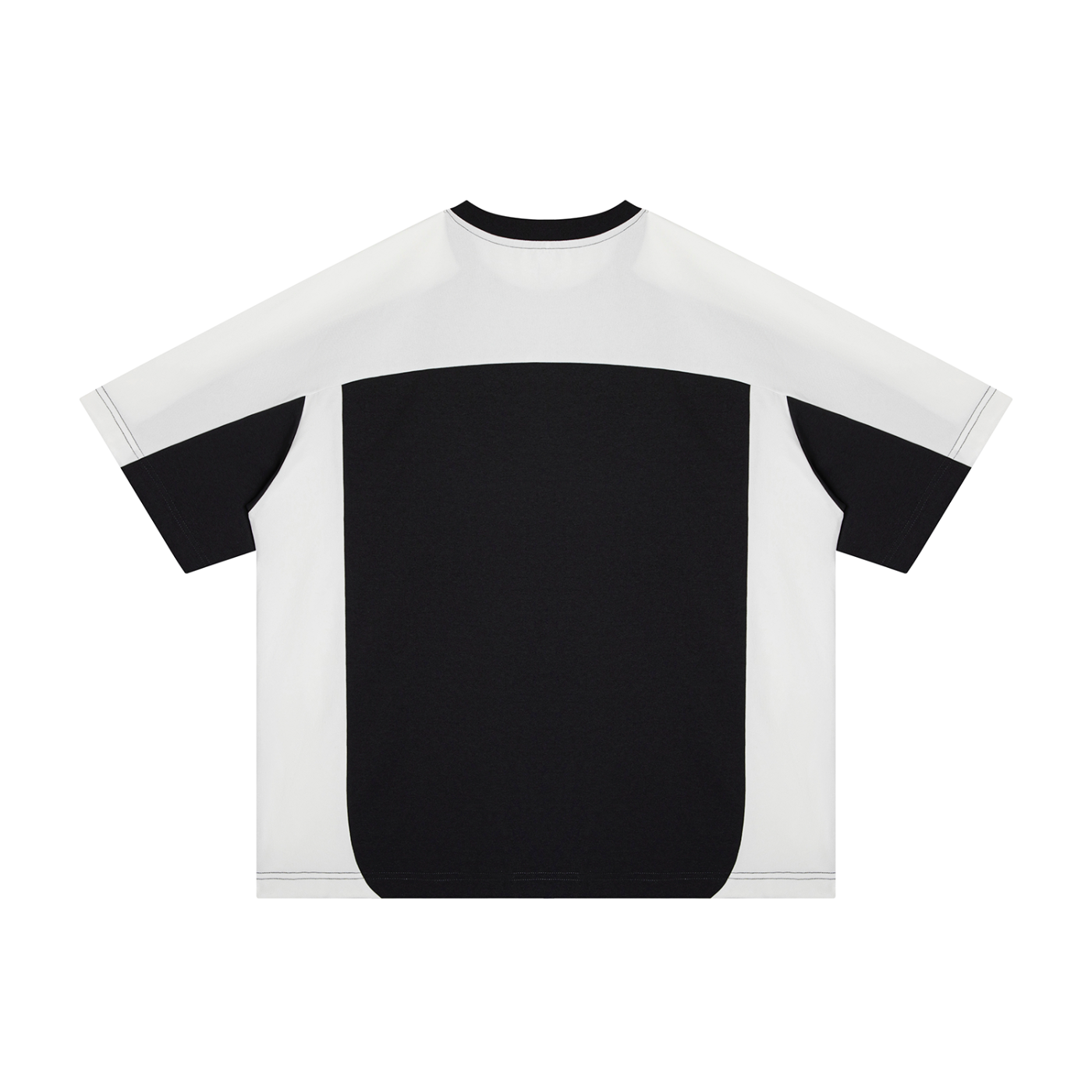 Unisex Color Block Loose T-Shirt