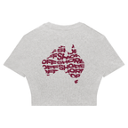 Women's Slim Ribbed Crop T-Shirt
