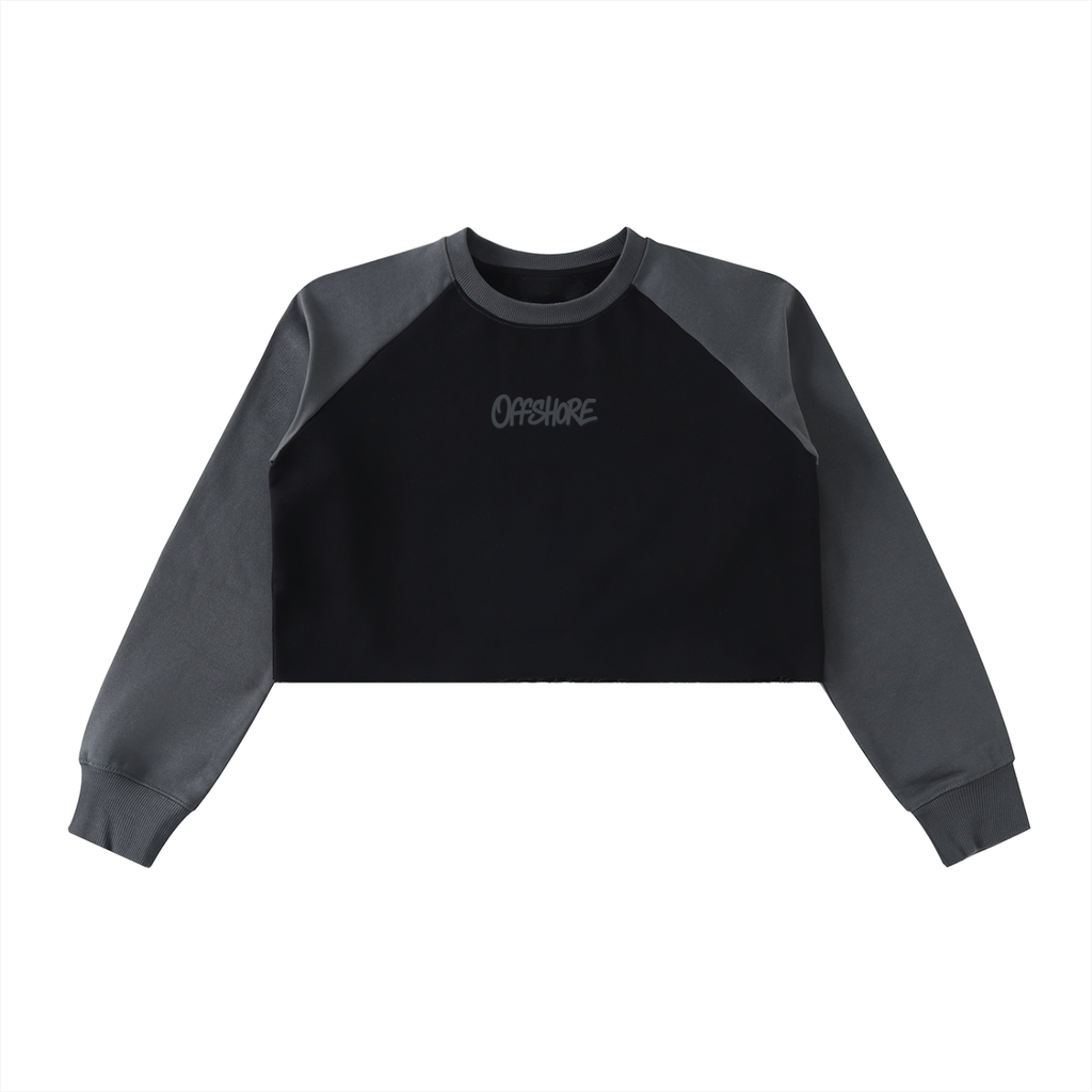 Offshore Rules Crop Sweatshirt