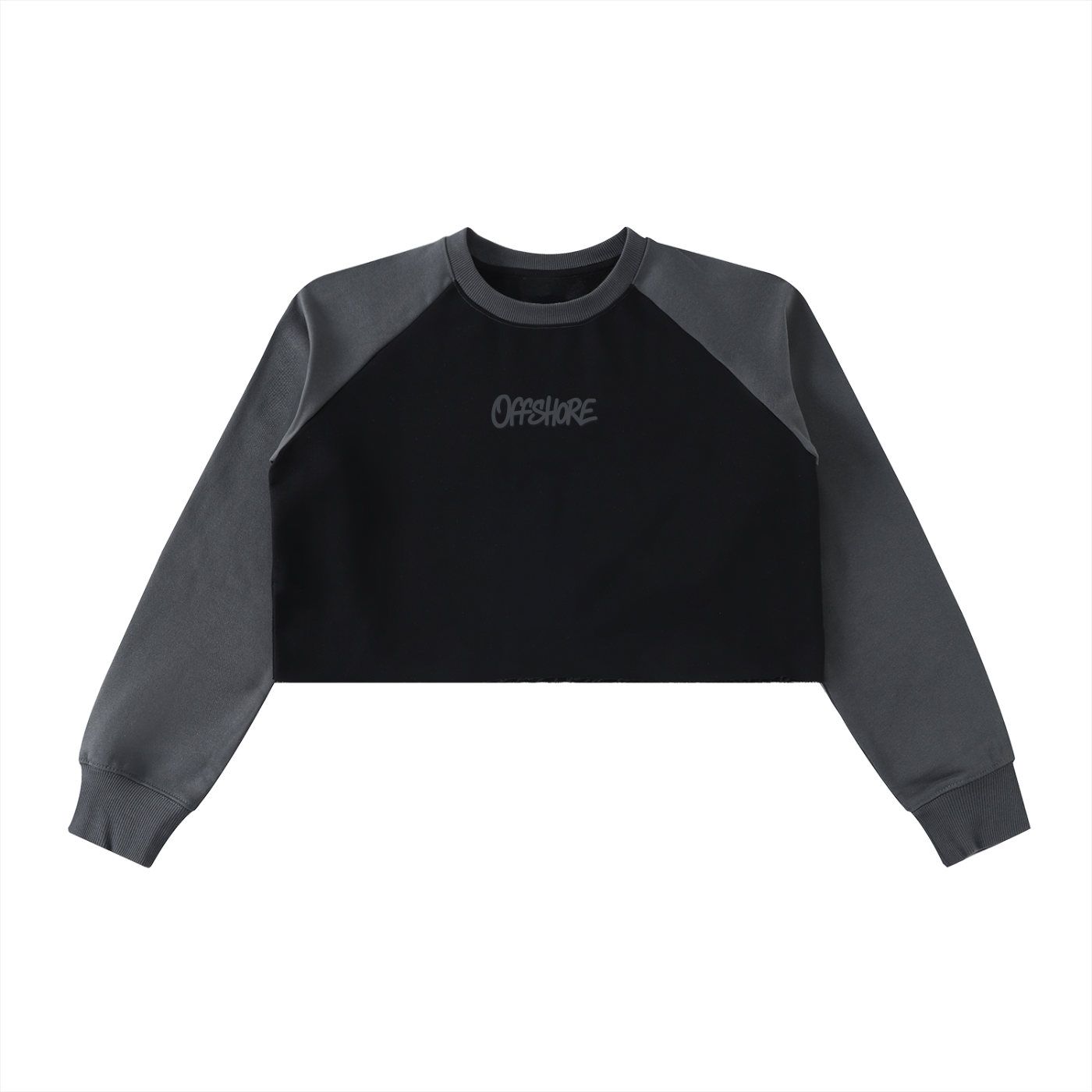 Offshore Rules Crop Sweatshirt