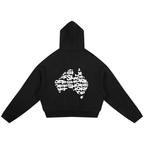 Curved Panel Raglan Hoodie