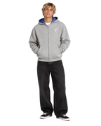 Essential Contrast Zip Hoodie