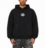 Curved Panel Raglan Hoodie