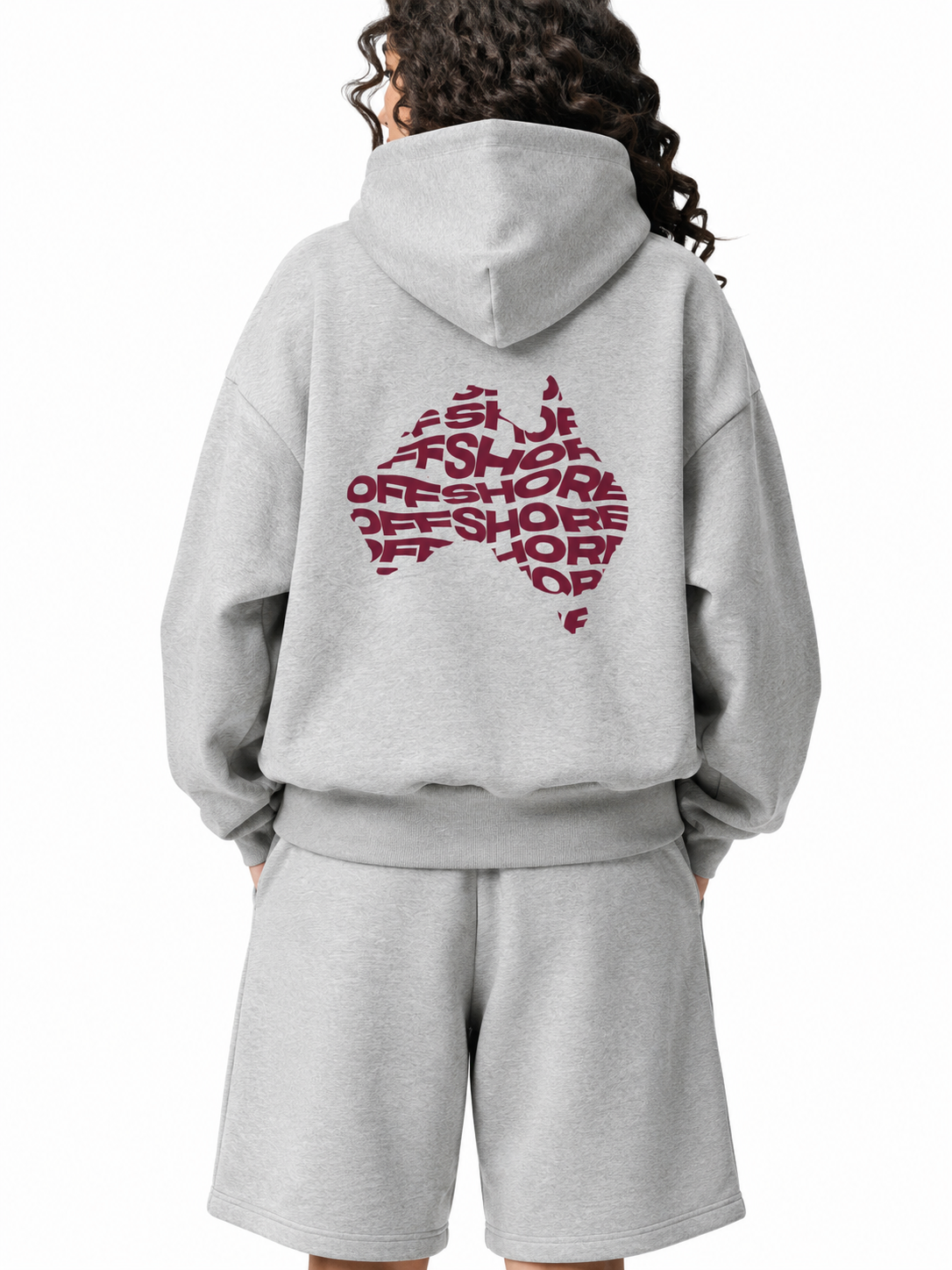 Curved Panel Raglan Hoodie