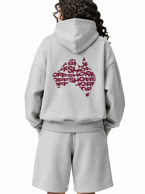 Curved Panel Raglan Hoodie