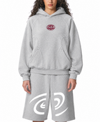 Curved Panel Raglan Hoodie