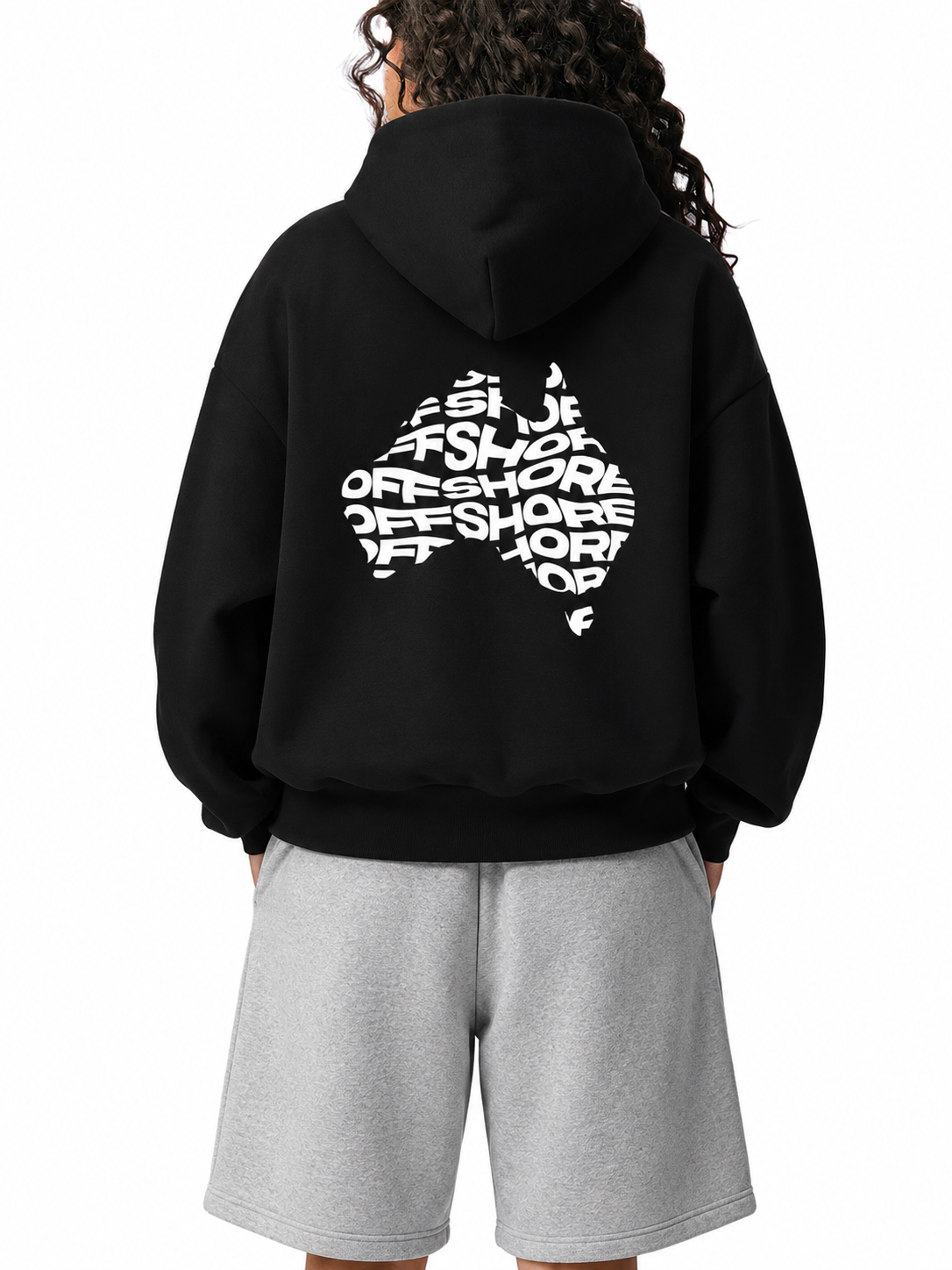 Curved Panel Raglan Hoodie
