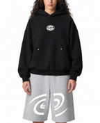 Curved Panel Raglan Hoodie