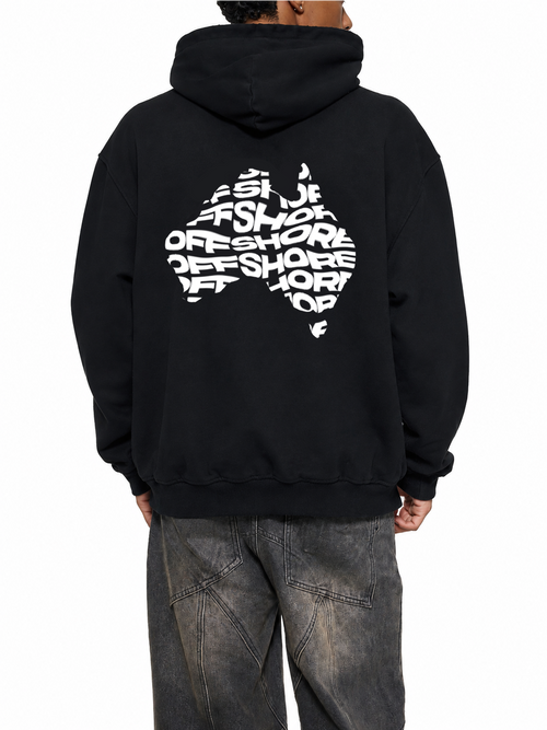 Curved Panel Raglan Hoodie