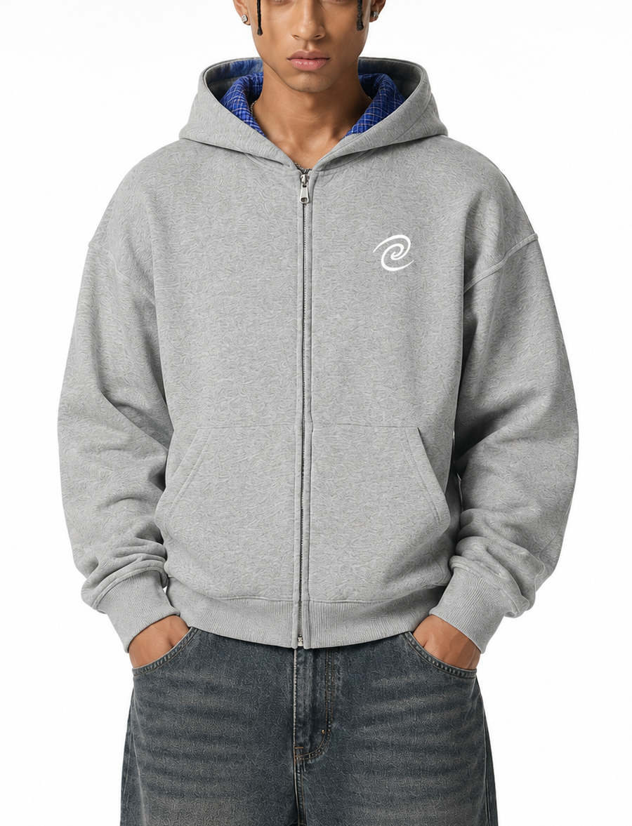 Offshore Essentials Contrast Zip Hoodie