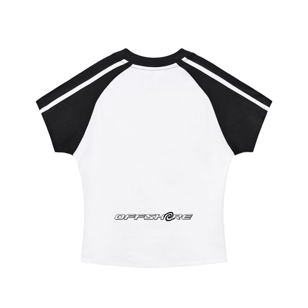 Offshore Essentials Women Contrast Stripes T-Shirt