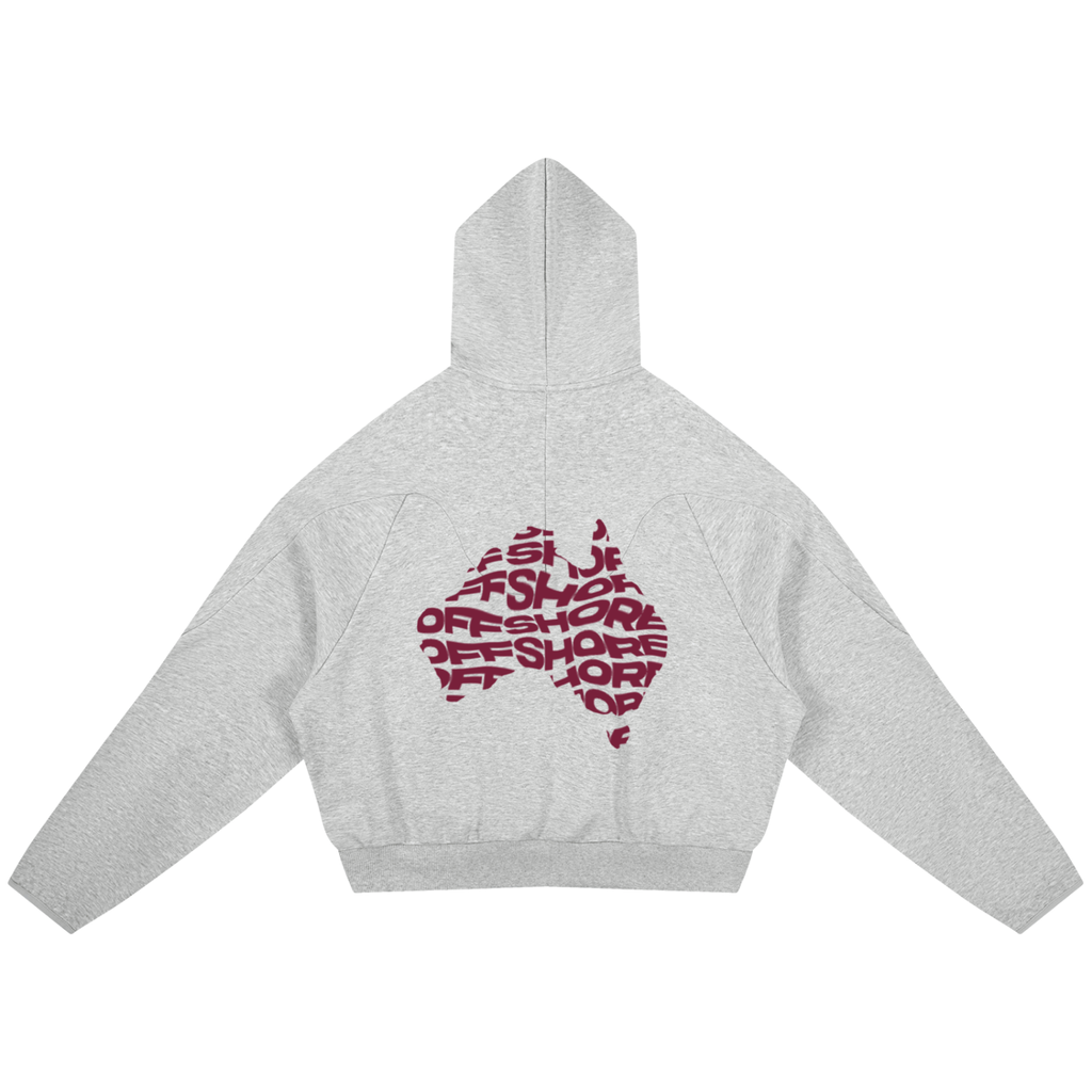 Curved Panel Raglan Hoodie