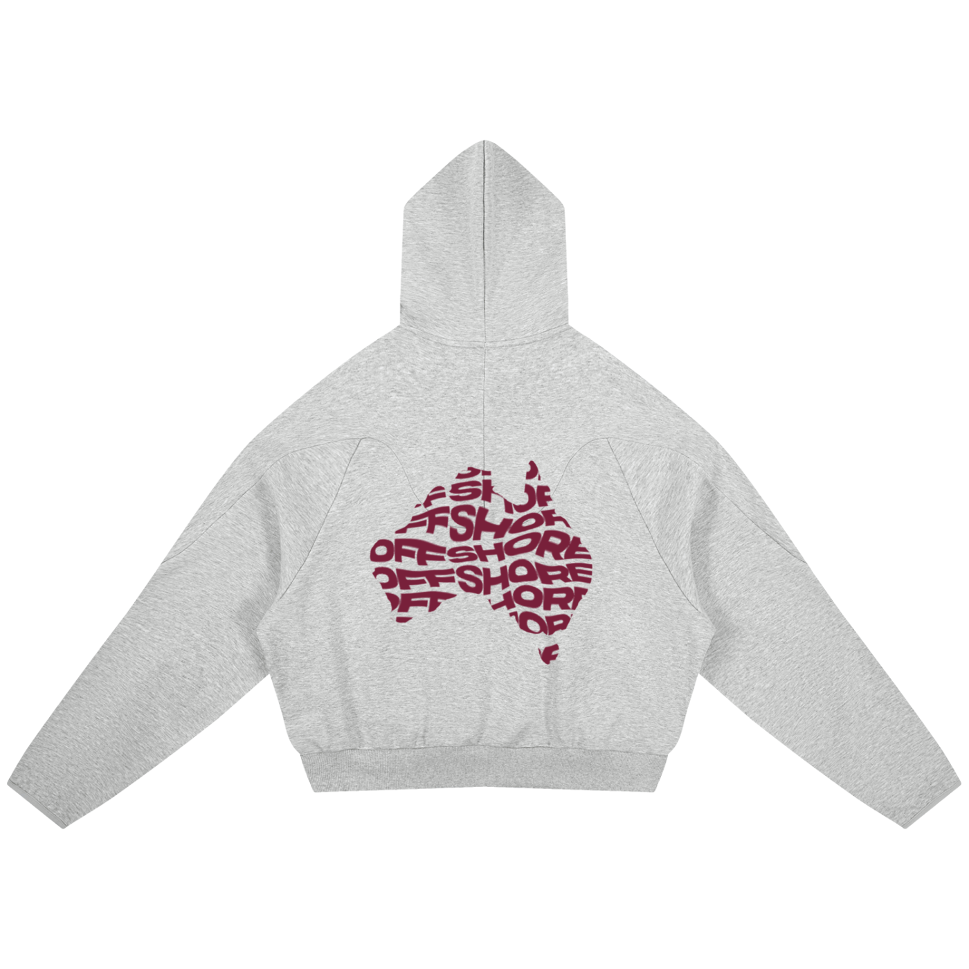 Curved Panel Raglan Hoodie