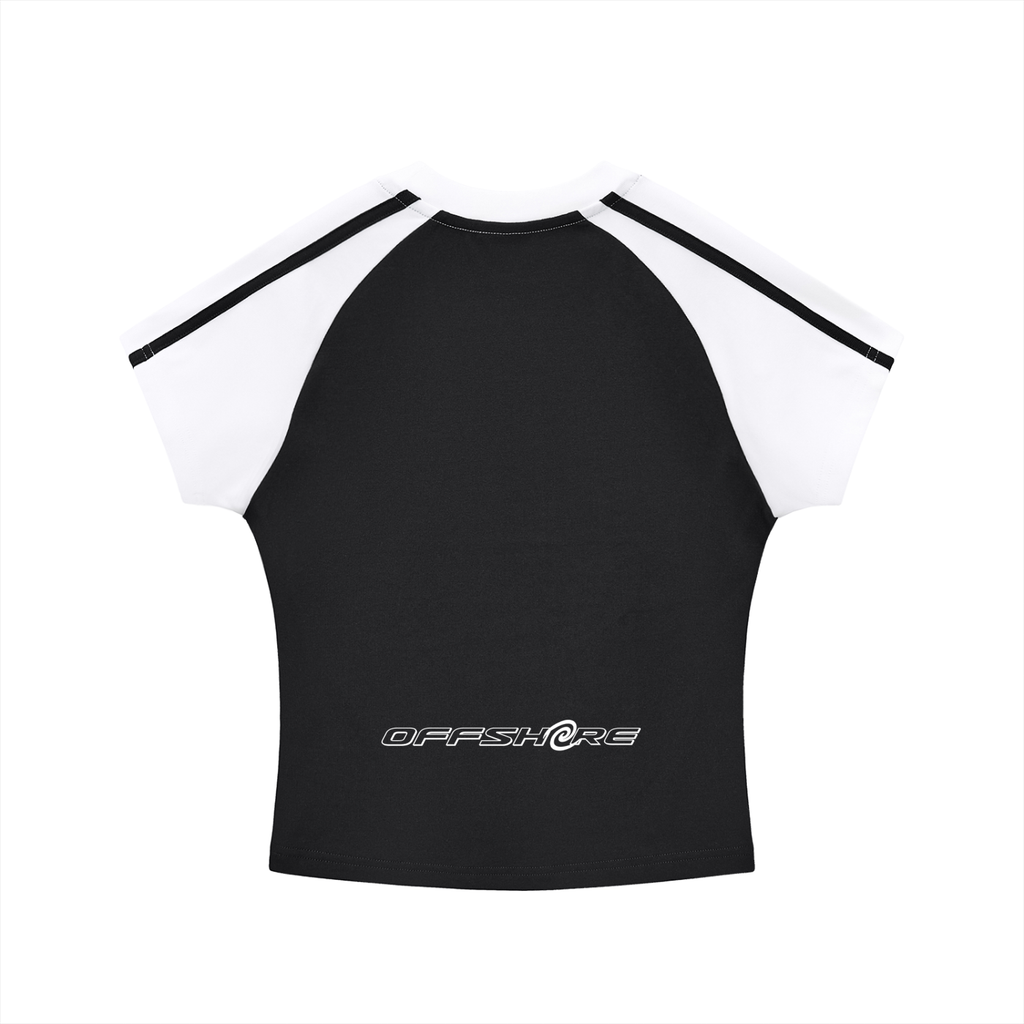 Offshore Essentials Women Contrast Stripes T-Shirt